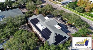Panel solar comercial Clearwater de 31.5 kW
