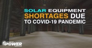 Escasez de equipos solares debido a la pandemia de COVID-19