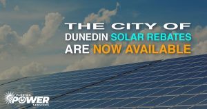 The City of Dunedin Solar Rebates Are Now Available! Act Now!