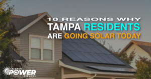 10 razones por las que los residentes de Tampa se están volviendo solares hoy