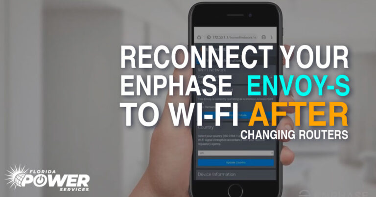 How To Reconnect Your Enphase Envoy-S to Wi‑Fi After Changing Routers