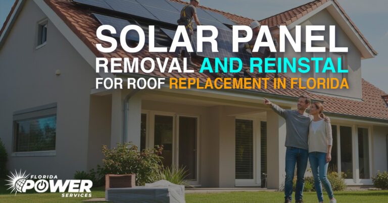 Solar Panel Removal and Reinstall for Roof Replacement in Florida
