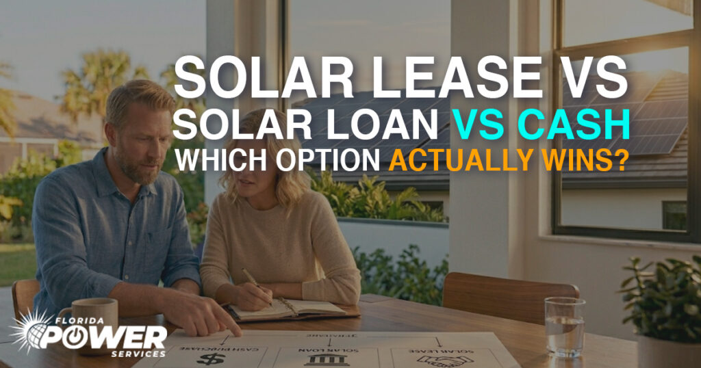Solar Lease vs Solar Loan vs Cash, Which Option Actually Wins?